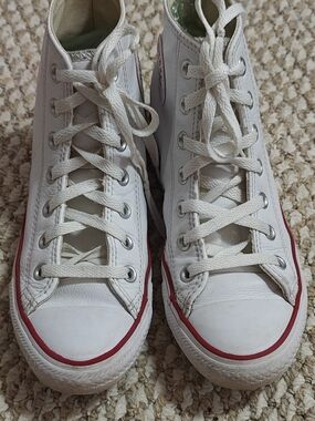 Converse Men’s or Women's White Leather Sneakers